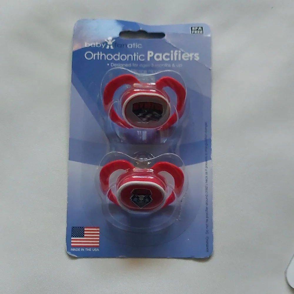 Baby‎ Fanatic Red Orthodontic Pacifiers